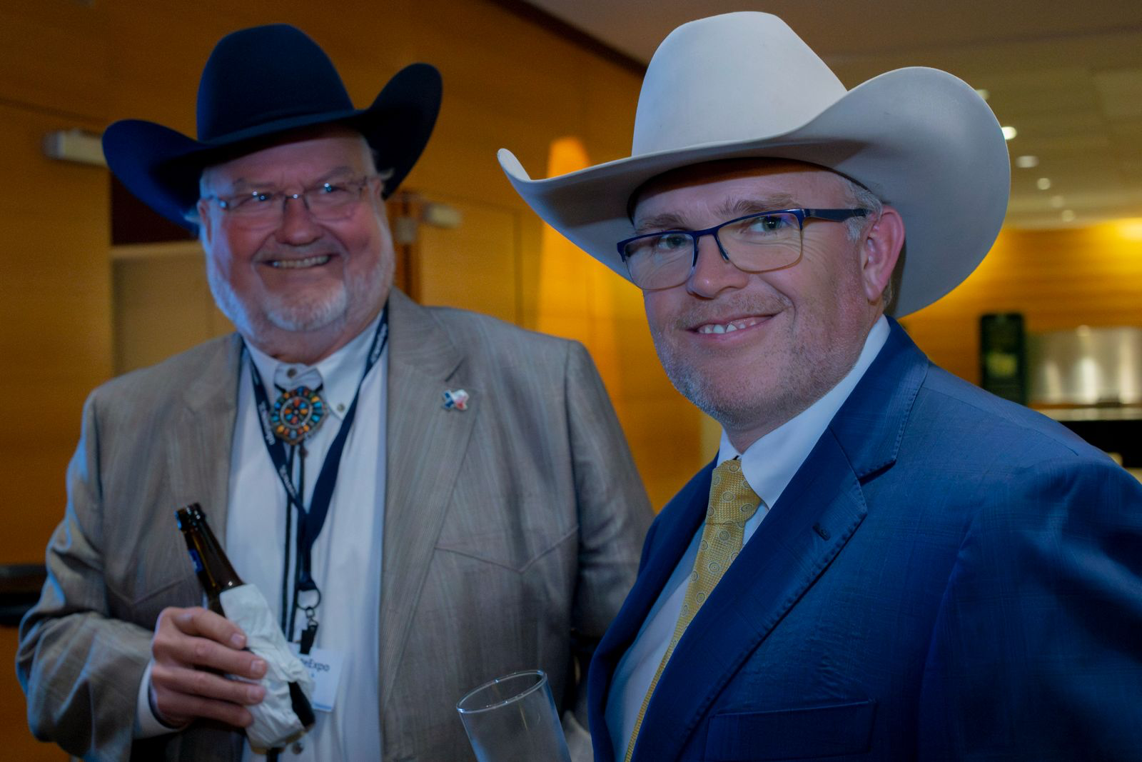 Paul connecting with clients at an industry event